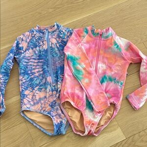 CrewCuts Toddler Size Long-Sleeve Rash Guard Swimsuits